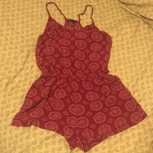 BM Racer Back Printed Romper